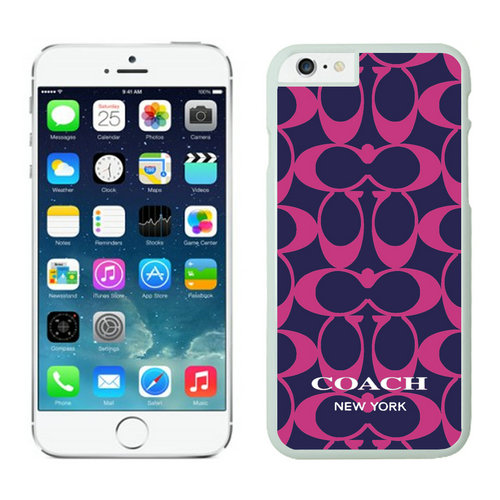 Coach Big Logo Fuchsia Navy iPhone 6 Cases FAY