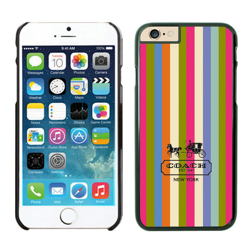 Coach Stripe Multicolor iPhone 6 Cases FBF