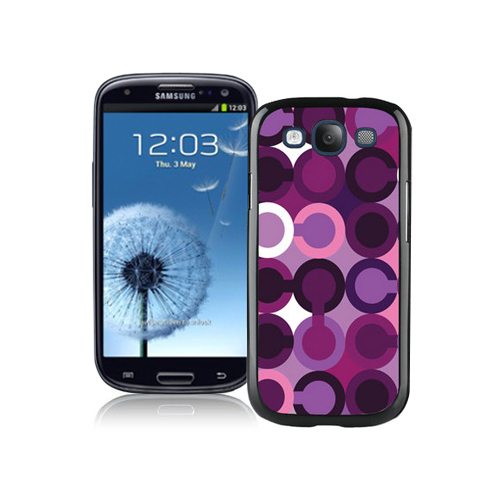 Coach Fashion C Purple Samsung Galaxy S3 9300 CBF