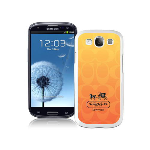 Coach In Signature Orange Samsung Galaxy S3 9300 BGC