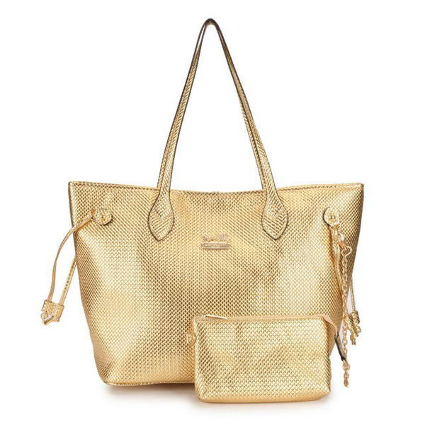 Coach City Knitted Medium Gold Totes DZN